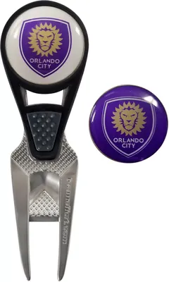 Team Effort Orlando City CVX Divot Tool and Ball Marker Set