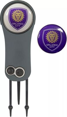 Team Effort Orlando City Switchblade Divot Tool and Ball Marker Set