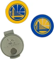 Team Effort Golden State Warriors Hat Clip and Ball Markers Set