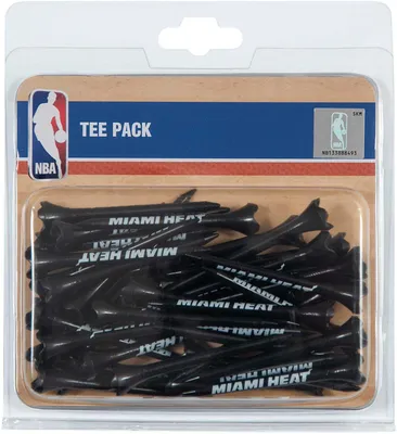 Team Effort Miami Heat 2.75" Golf Tees - 40 Pack