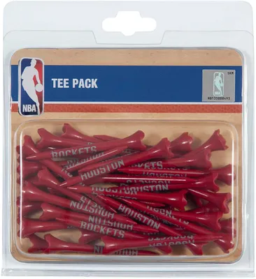 Team Effort Houston Rockets 2.75" Golf Tees - 40 Pack