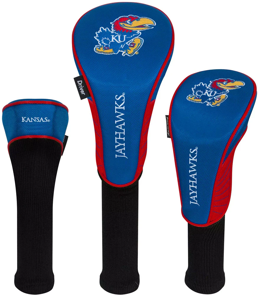 Team Effort Kansas Jayhawks Headcovers - 3 Pack