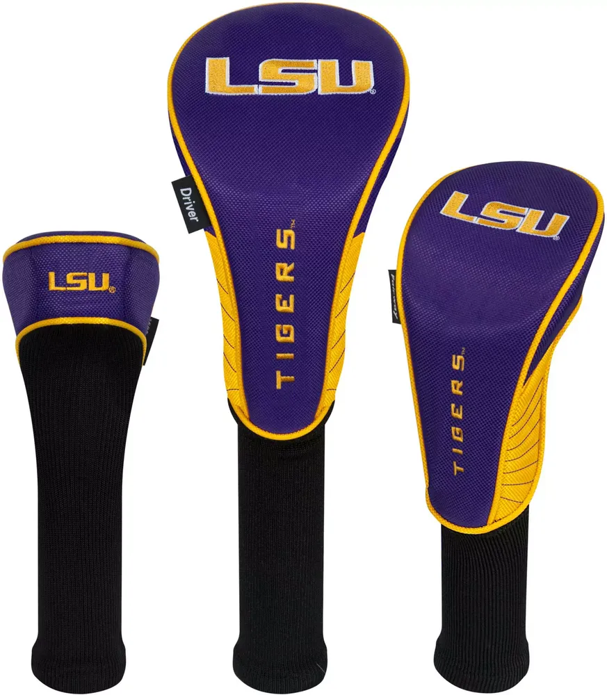 Team Effort LSU Tigers Headcovers - 3 Pack