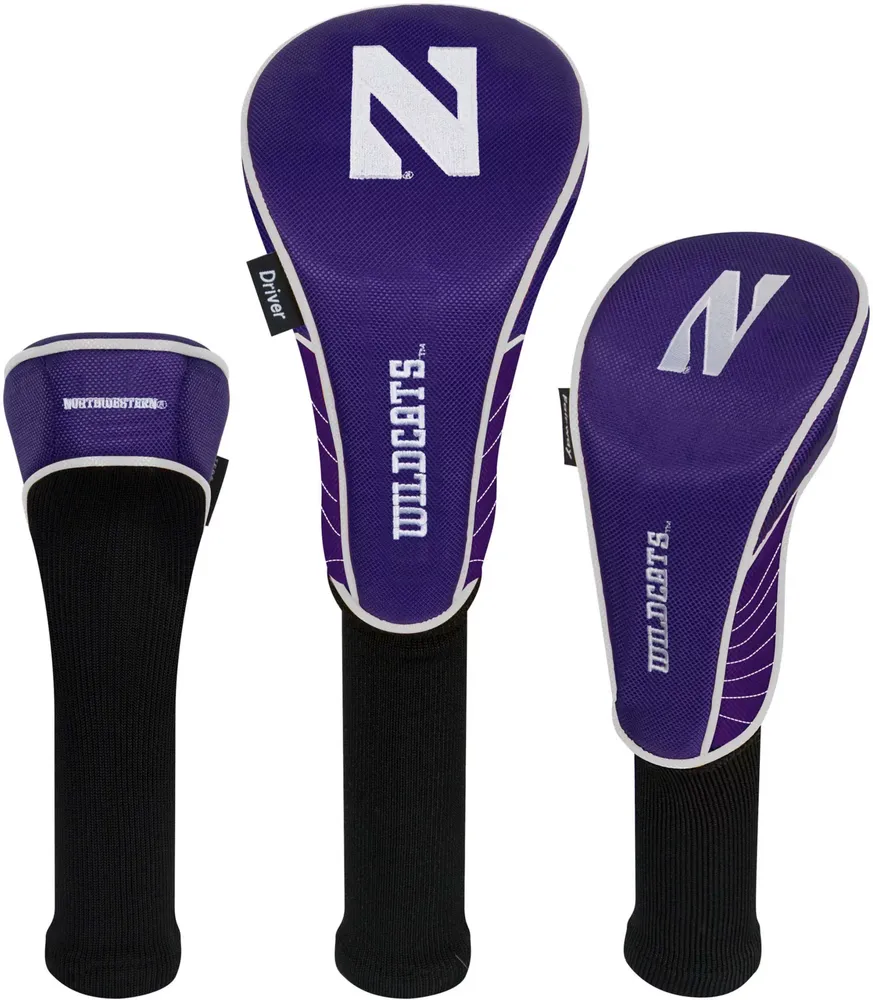 Team Effort Northwestern Wildcats Headcovers - 3 Pack