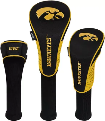 Team Effort Iowa Hawkeyes Headcovers - 3 Pack