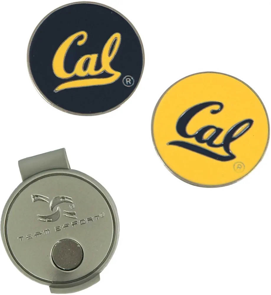 Team Effort Cal Golden Bears Hat Clip and Ball Markers Set