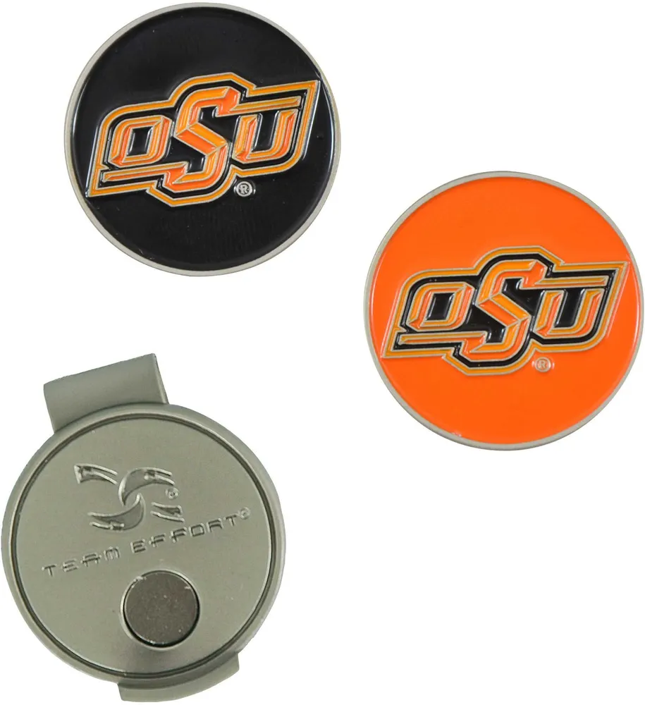 Team Effort Oklahoma State Cowboys Hat Clip and Ball Markers Set