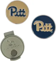 Team Effort Pitt Panthers Hat Clip and Ball Markers Set