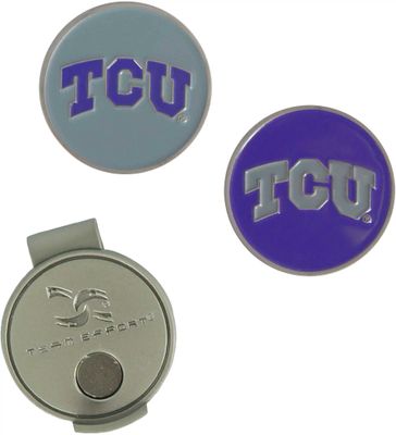 Team Effort TCU Horned Frogs Hat Clip and Ball Markers Set