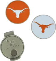 Team Effort Texas Longhorns Hat Clip and Ball Markers Set