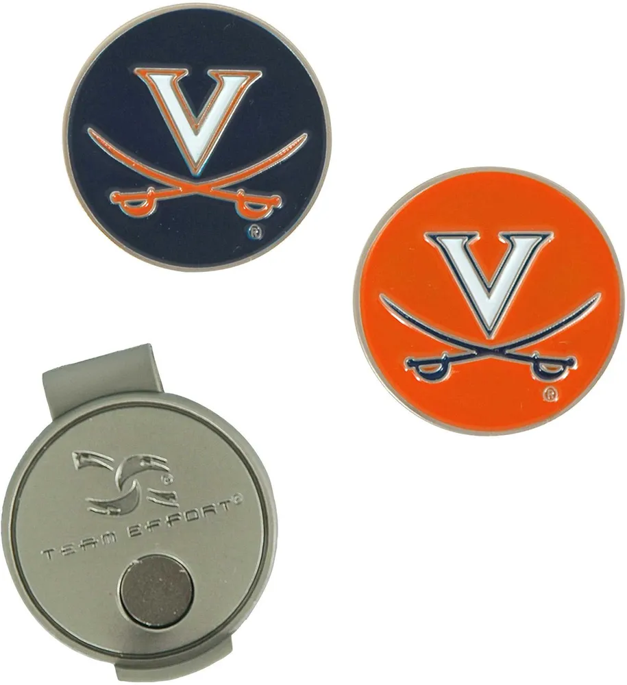 Team Effort Virginia Cavaliers Hat Clip and Ball Markers Set