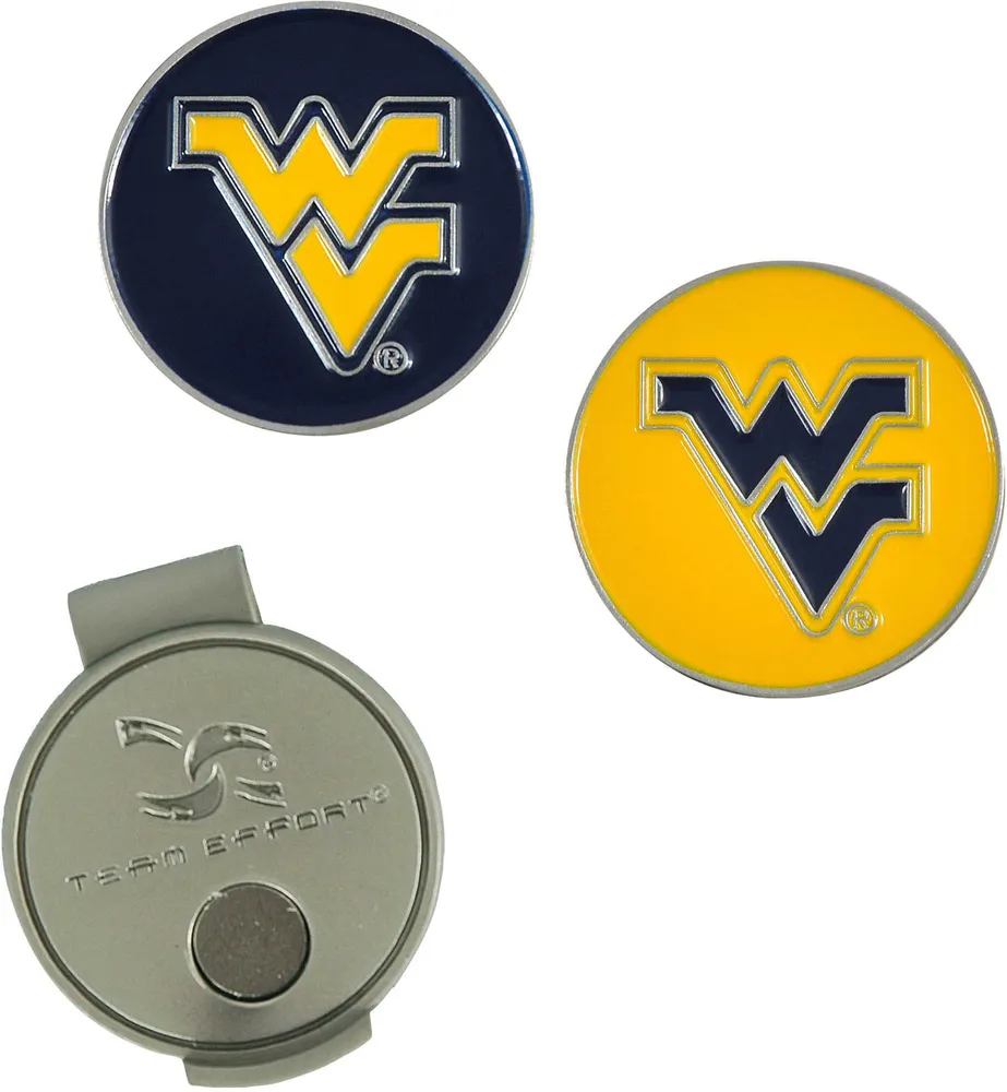 Team Effort West Virginia Mountaineers Hat Clip and Ball Markers Set