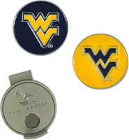 Team Effort West Virginia Mountaineers Hat Clip and Ball Markers Set