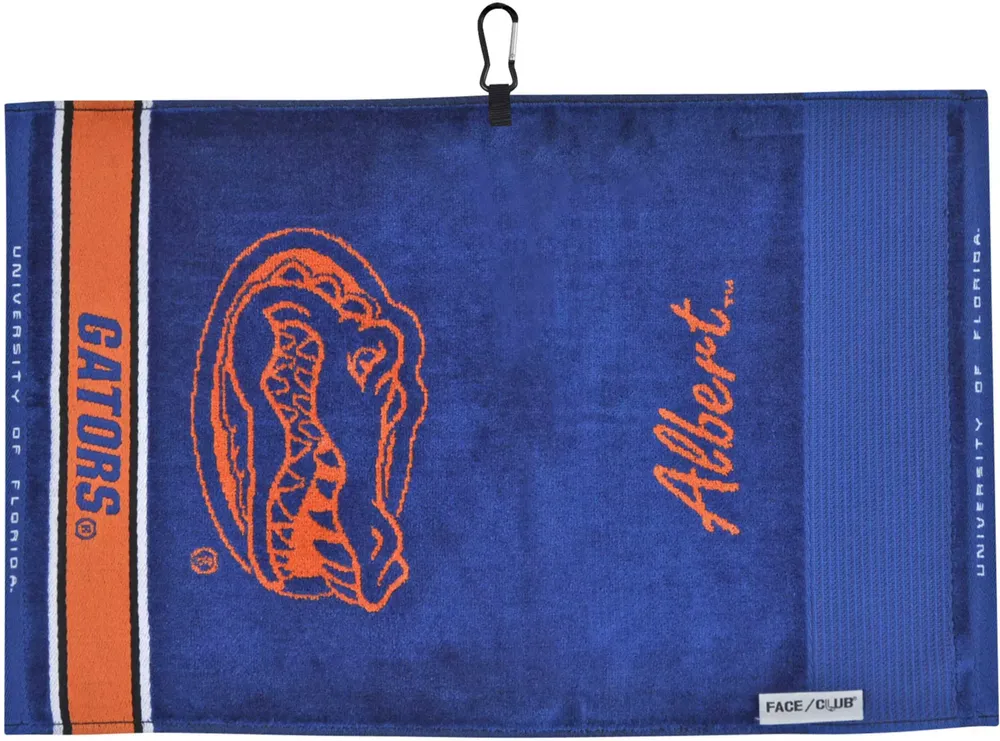 Team Effort Florida Gators Face/Club Jacquard Golf Towel