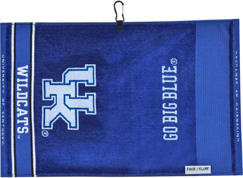 Team Effort Kentucky Wildcats Face/Club Jacquard Golf Towel