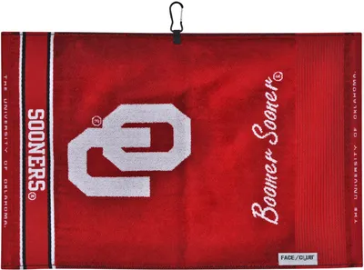 Team Effort Oklahoma Sooners Face/Club Jacquard Golf Towel