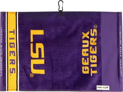 Team Effort LSU Tigers Face/Club Jacquard Golf Towel