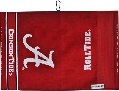 Team Effort Alabama Crimson Tide Face/Club Jacquard Golf Towel