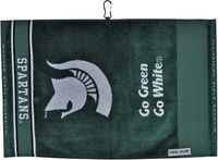 Team Effort Michigan State Spartans Face/Club Jacquard Golf Towel