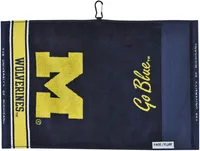 Team Effort Michigan Wolverines Face/Club Jacquard Golf Towel