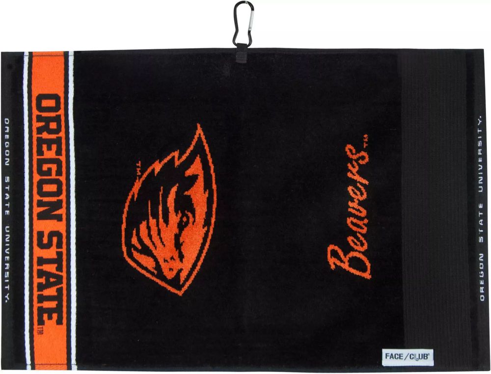 Team Effort Oregon State Beavers Face/Club Jacquard Golf Towel