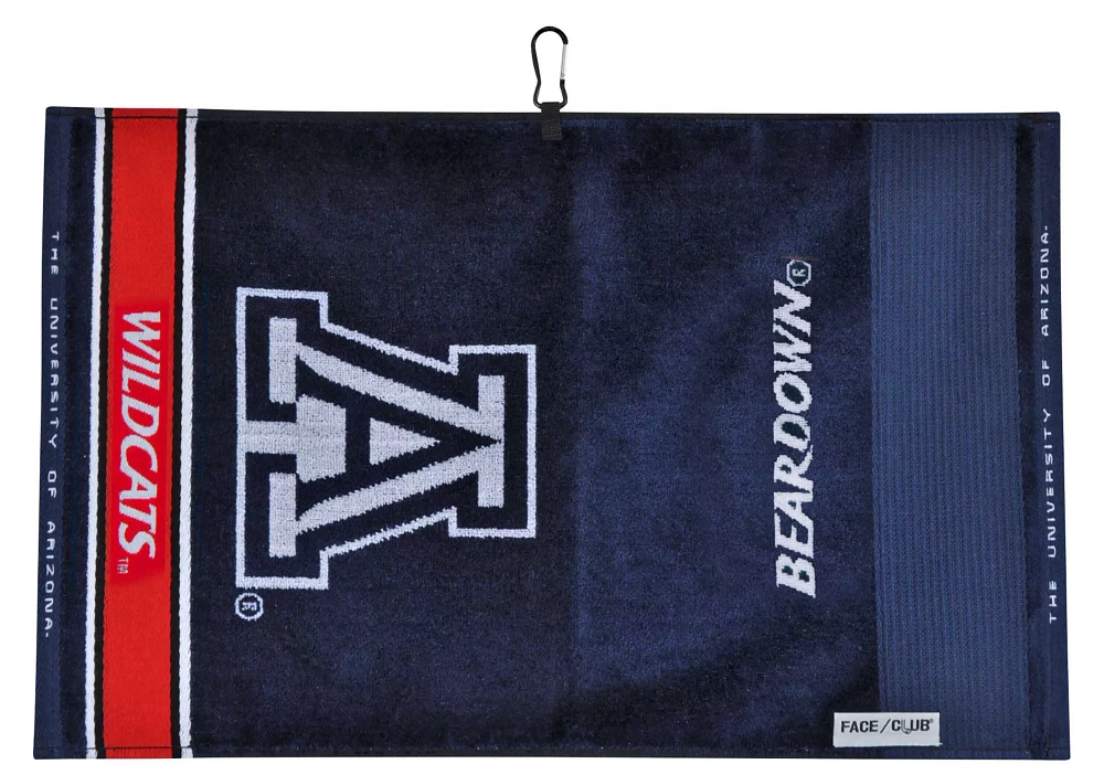 Team Effort Arizona Wildcats Face/Club Jacquard Golf Towel