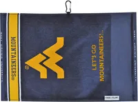 Team Effort West Virginia Mountaineers Face/Club Jacquard Golf Towel