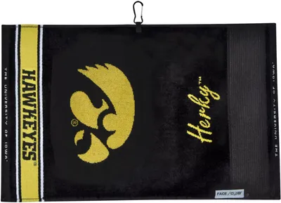 Team Effort Iowa Hawkeyes Face/Club Jacquard Golf Towel