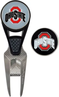 Team Effort Ohio State Buckeyes CVX Divot Tool and Ball Marker Set