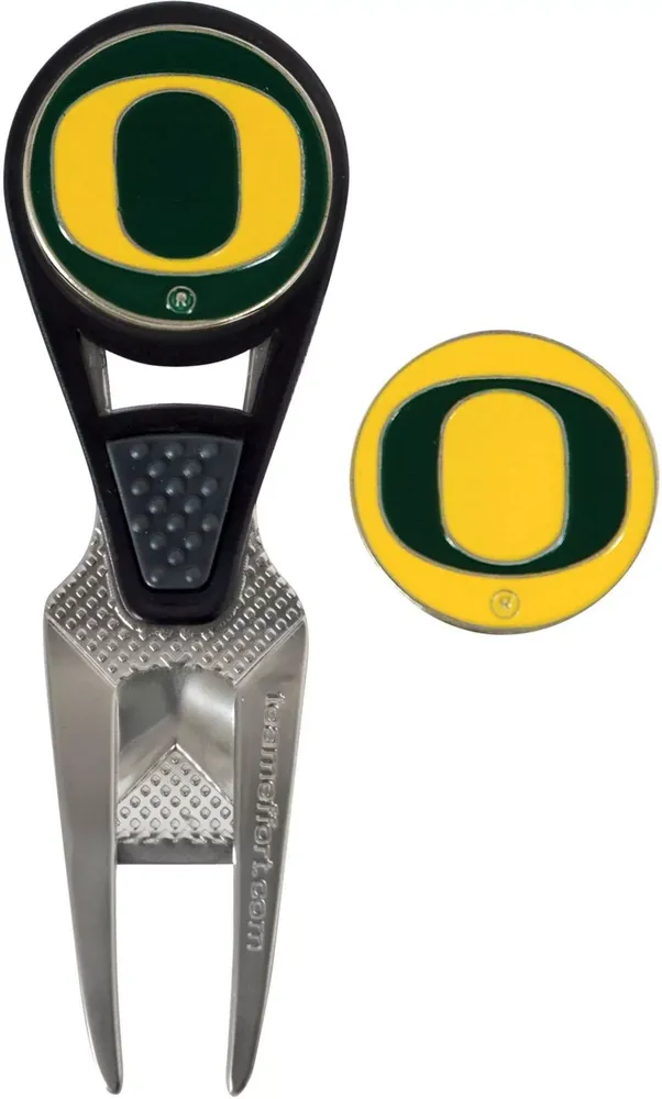 Team Effort Oregon Ducks CVX Divot Tool and Ball Marker Set