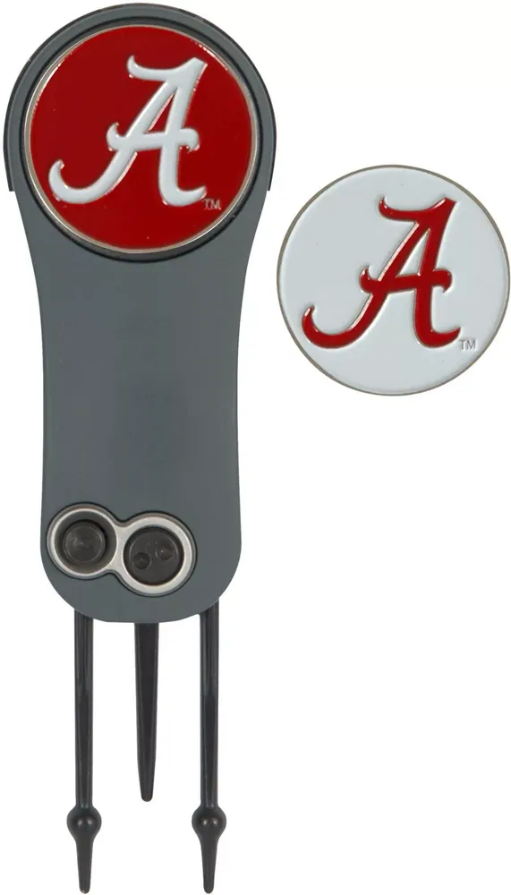 Team Effort Alabama Crimson Tide Switchblade Divot Tool and Ball Marker Set