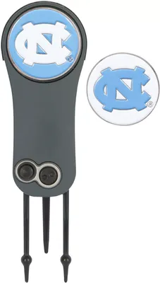 Team Effort North Carolina Tar Heels Switchblade Divot Tool and Ball Marker Set