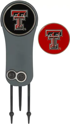 Team Effort Texas Tech Red Raiders Switchblade Divot Tool and Ball Marker Set