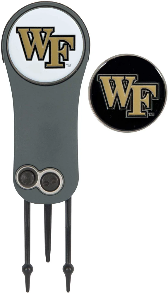 Team Effort Wake Forest Demon Deacons Switchblade Divot Tool and Ball Marker Set