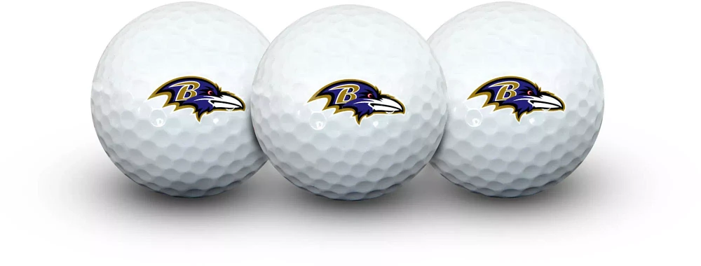 Team Effort Baltimore Ravens Golf Balls - 3 Pack