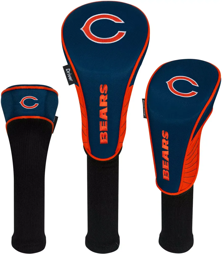 Team Effort Chicago Bears Headcovers - 3 Pack