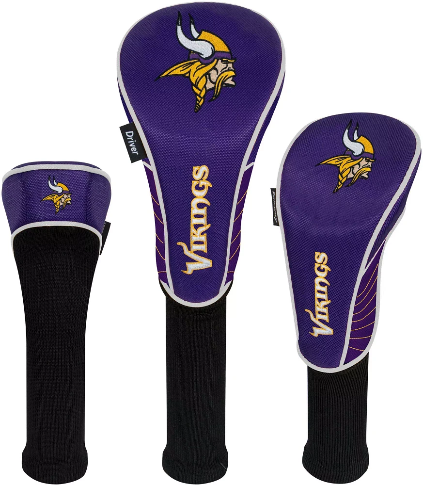 Team Effort Minnesota Vikings Headcovers - 3 Pack