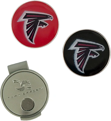 Team Effort Atlanta Falcons Hat Clip and Ball Markers Set