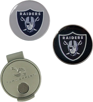 Team Effort Las Vegas Raiders Hat Clip and Ball Markers Set