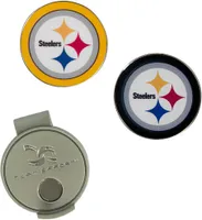 Team Effort Pittsburgh Steelers Hat Clip and Ball Markers Set