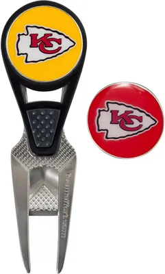 Team Effort Kansas City Chiefs CVX Divot Tool and Ball Marker Set