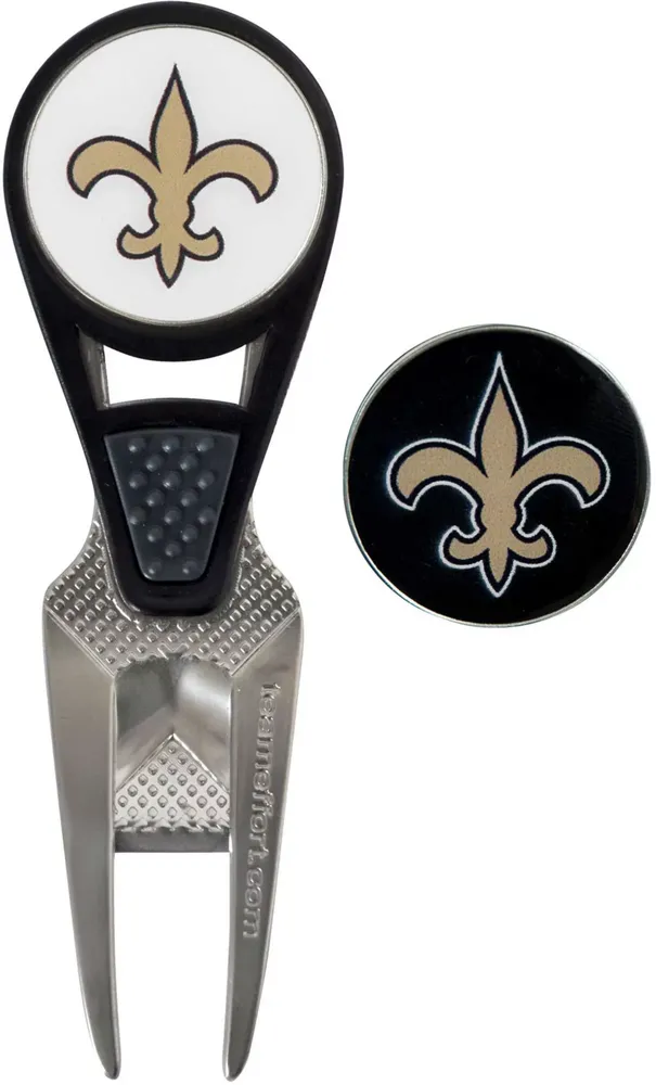 Team Effort New Orleans Saints CVX Divot Tool and Ball Marker Set