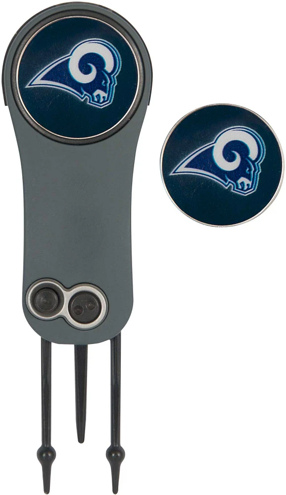 Team Effort Los Angeles Rams Switchblade Divot Tool and Ball Marker Set