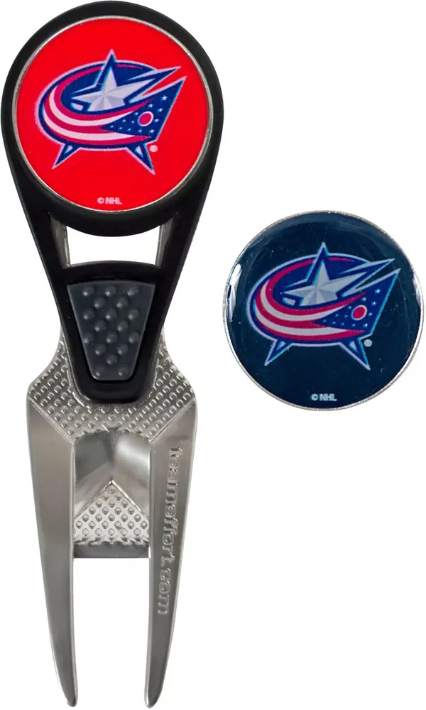 Team Effort Columbus Blue Jackets CVX Divot Tool and Ball Marker Set