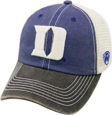 Top of the World Men's Duke Blue Devils Blue/Black/White Off Road Adjustable Hat