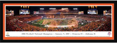 Blakeway Panoramas Clemson Tigers 2016 National Championship Framed Panorama Poster