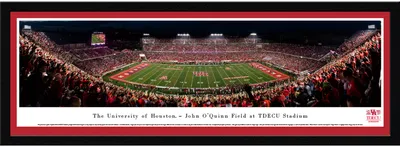 Blakeway Panoramas Houston Cougars Framed Panorama Poster