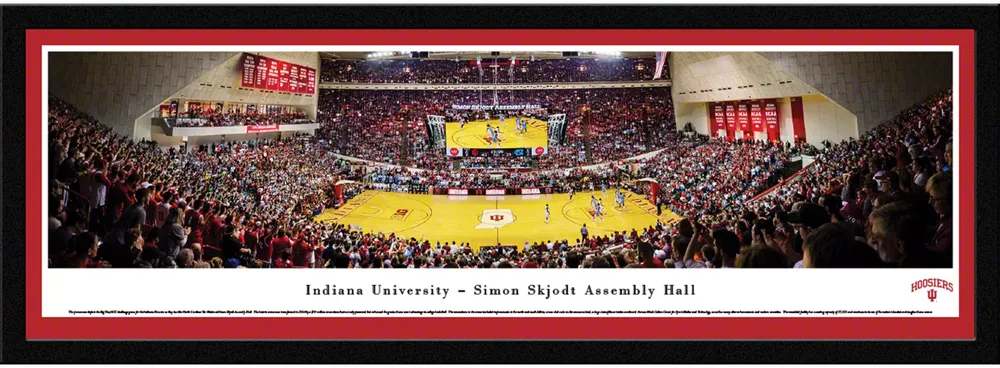 Blakeway Panoramas Indiana Hoosiers Framed Panorama Poster