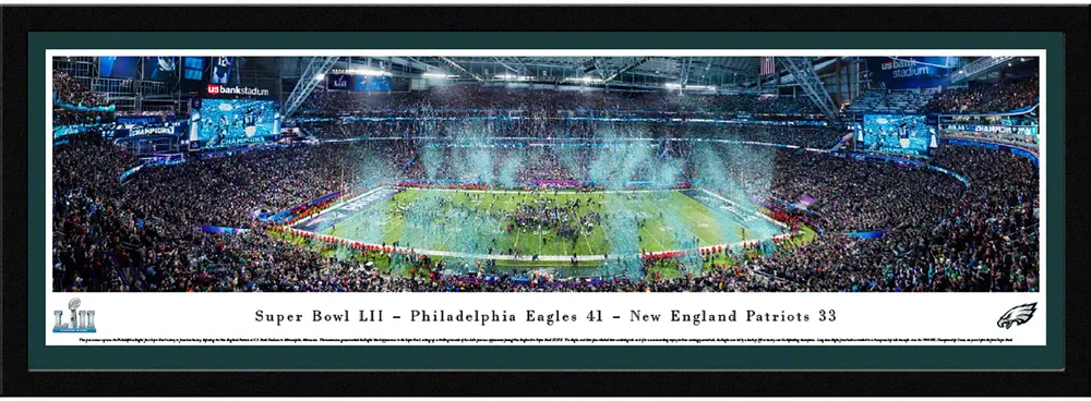 Blakeway Panoramas Super Bowl LII Champions Philadelphia Eagles Select Framed Panorama Poster