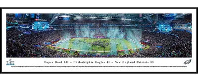 Blakeway Panoramas Super Bowl LII Champions Philadelphia Eagles Standard Framed Panorama Poster